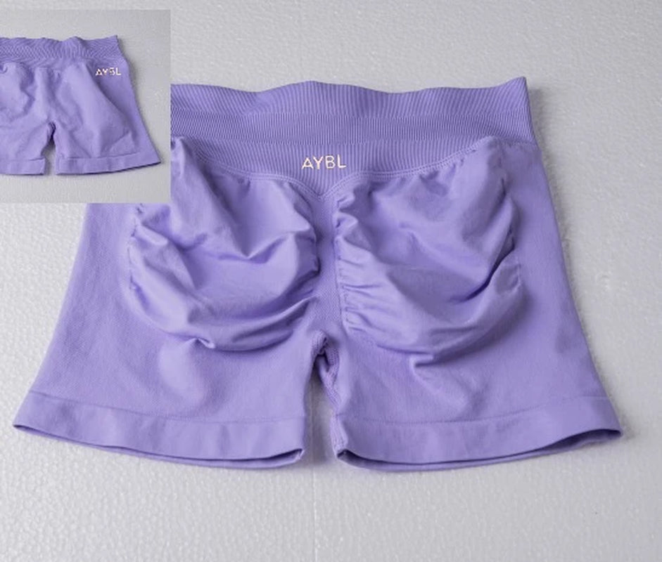 AYBL New Summer High Quality Spice Girls Sports Yoga Shorts Fitness Cycling Shorts Hip Lift Sports Fitness Pilates Yoga Shorts