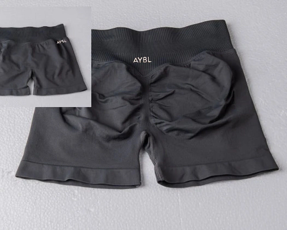 AYBL New Summer High Quality Spice Girls Sports Yoga Shorts Fitness Cycling Shorts Hip Lift Sports Fitness Pilates Yoga Shorts