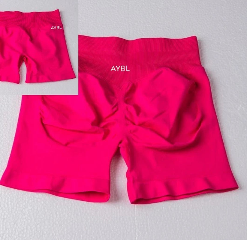 AYBL New Summer High Quality Spice Girls Sports Yoga Shorts Fitness Cycling Shorts Hip Lift Sports Fitness Pilates Yoga Shorts