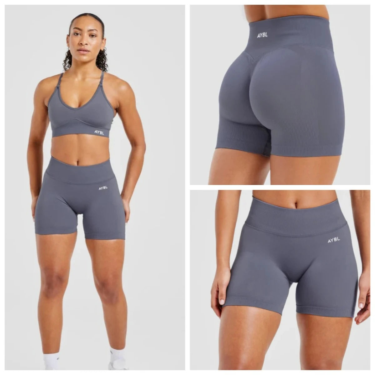 AYBL New Summer High Quality Spice Girls Sports Yoga Shorts Fitness Cycling Shorts Hip Lift Sports Fitness Pilates Yoga Shorts