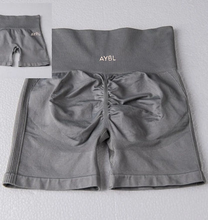 AYBL New Summer High Quality Spice Girls Sports Yoga Shorts Fitness Cycling Shorts Hip Lift Sports Fitness Pilates Yoga Shorts