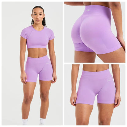 AYBL New Summer High Quality Spice Girls Sports Yoga Shorts Fitness Cycling Shorts Hip Lift Sports Fitness Pilates Yoga Shorts
