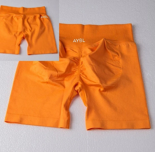 AYBL New Summer High Quality Spice Girls Sports Yoga Shorts Fitness Cycling Shorts Hip Lift Sports Fitness Pilates Yoga Shorts