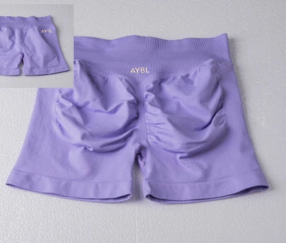 AYBL New Summer High Quality Spice Girls Sports Yoga Shorts Fitness Cycling Shorts Hip Lift Sports Fitness Pilates Yoga Shorts