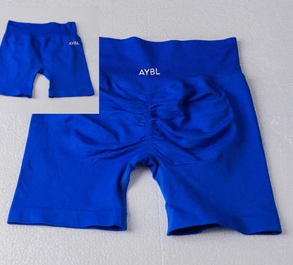 AYBL New Summer High Quality Spice Girls Sports Yoga Shorts Fitness Cycling Shorts Hip Lift Sports Fitness Pilates Yoga Shorts